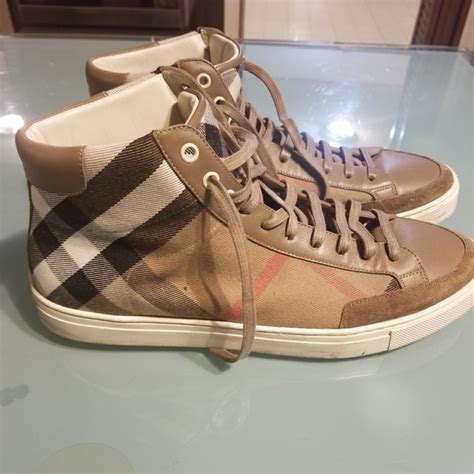 burberry high top sneakers poshmark|designer Burberry high top sneakers.